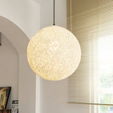HempSphere | Elegant Handwoven Eco-Friendly Pendant Lighting Fixture 8