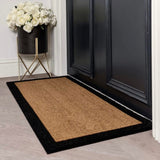 Kyla Collection | Double Wide Doormat with Thick Black Border | Stylish Welcome Mat for Entryway 0