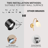 LuminaraGlow | Versatile Rechargeable LED Wall Sconce with Remote Control 3