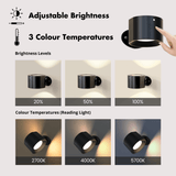 LuminaraGlow | Versatile Rechargeable LED Wall Sconce with Remote Control 4