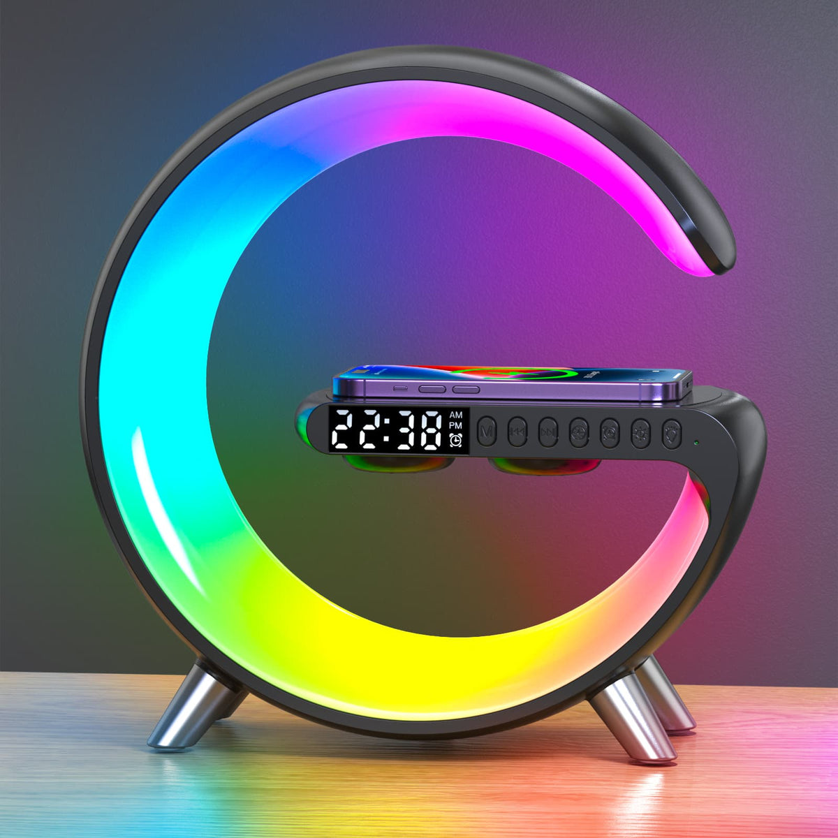 Luminara | Innovative Sunrise Alarm Clock with Wireless Charging & Sound Machine 1
