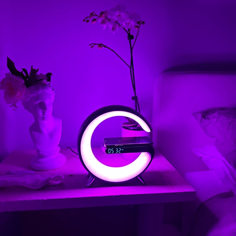 Luminara | Innovative Sunrise Alarm Clock with Wireless Charging & Sound Machine 3