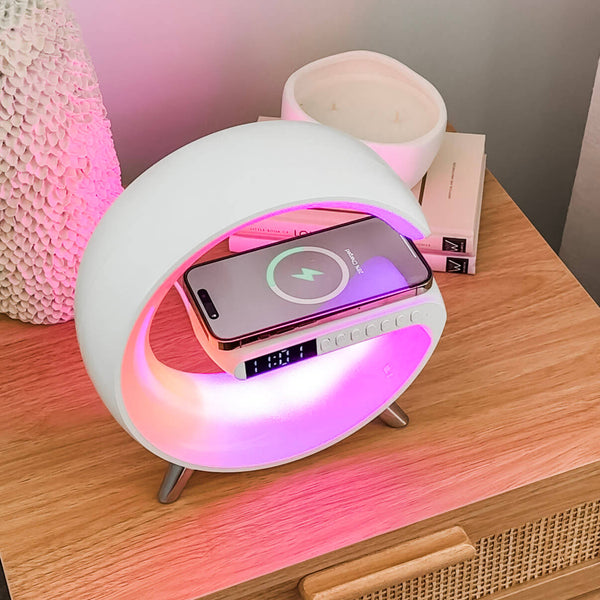 Luminara | Innovative Sunrise Alarm Clock with Wireless Charging & Sound Machine 6