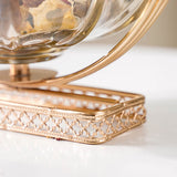 Lunar Collection | Gold Decorative Bowl with Open Lotus Design | Stunning Centerpiece for Luxurious Home Decor 5
