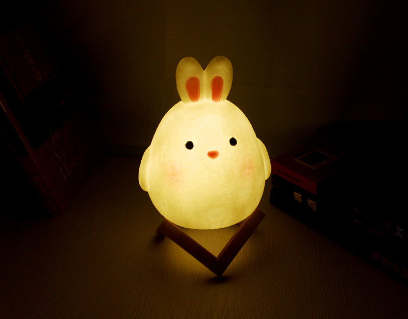 LunaraGlow | Charming Soft LED Rabbit Night Light for Kids 2