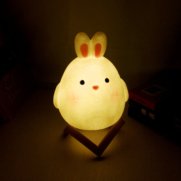 LunaraGlow | Charming Soft LED Rabbit Night Light for Kids 2