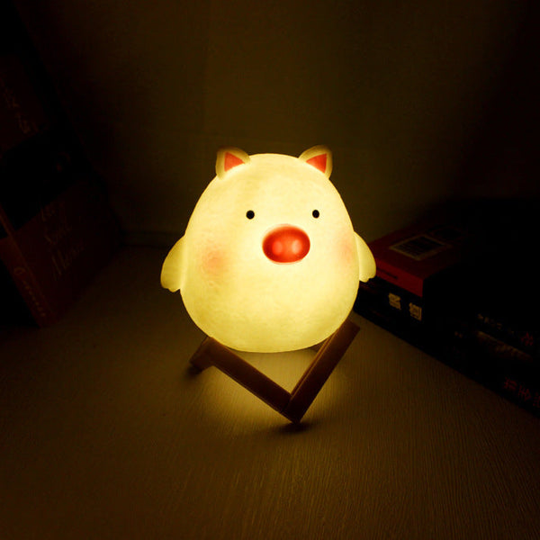 LunaraGlow | Charming Soft LED Rabbit Night Light for Kids 5