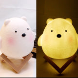 LunaraGlow | Charming Soft LED Rabbit Night Light for Kids 6