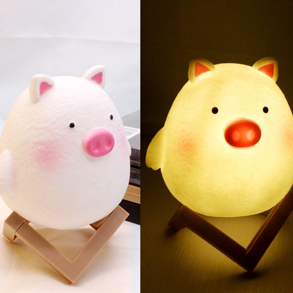 LunaraGlow | Charming Soft LED Rabbit Night Light for Kids 9