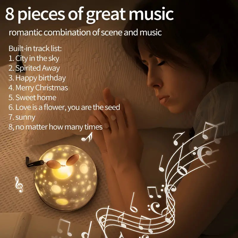 LunaraGlow | Enchanting Colorful Rabbit Night Light Projector for Kids 6