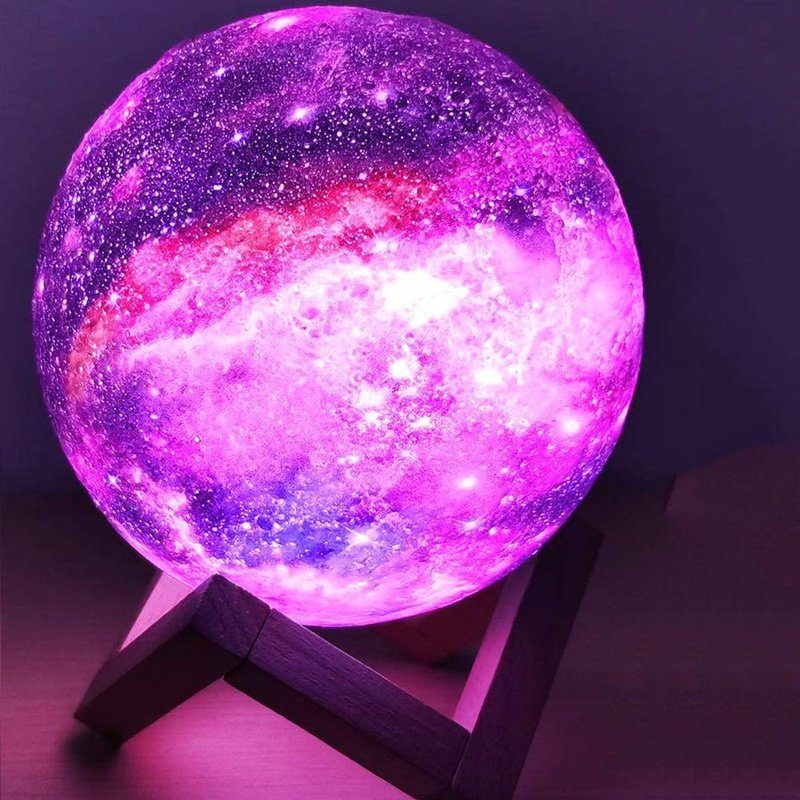 Lunara | Enchanting Color-Changing LED Galaxy Moon Lamp 0