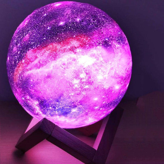 Lunara | Enchanting Color-Changing LED Galaxy Moon Lamp 0