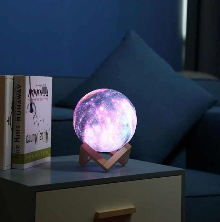 Lunara | Enchanting Color-Changing LED Galaxy Moon Lamp 1