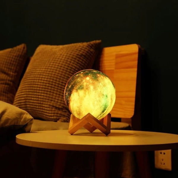 Lunara | Enchanting Color-Changing LED Galaxy Moon Lamp 2