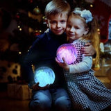 Lunara | Enchanting Color-Changing LED Galaxy Moon Lamp 3