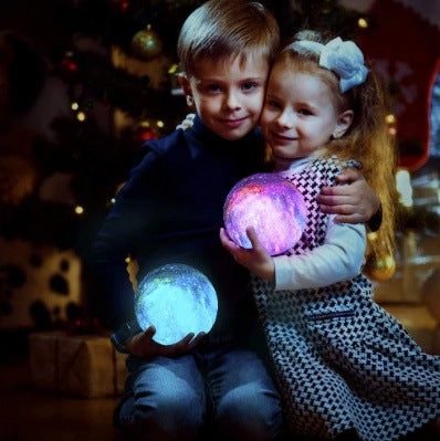 Lunara | Enchanting Color-Changing LED Galaxy Moon Lamp 3