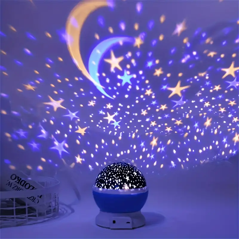 Lunara | Enchanting Colorful Star Projector Night Light for Kids 3