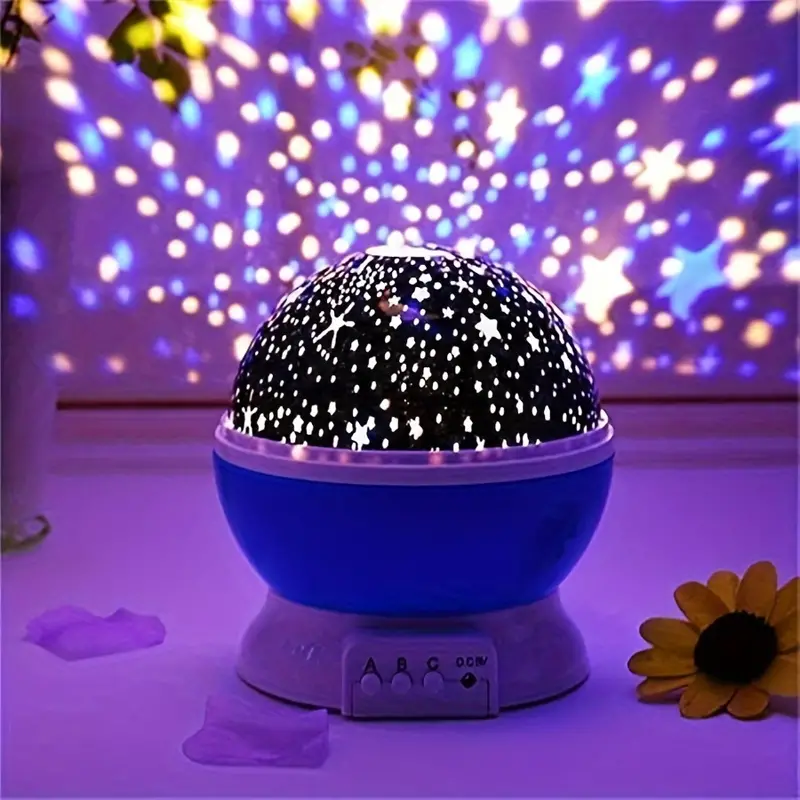 Lunara | Enchanting Colorful Star Projector Night Light for Kids 4