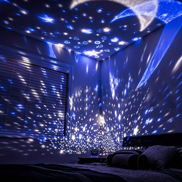 Lunara | Enchanting Colorful Star Projector Night Light for Kids 5