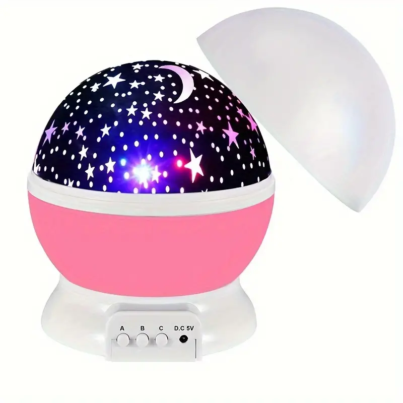 Lunara | Enchanting Colorful Star Projector Night Light for Kids 9