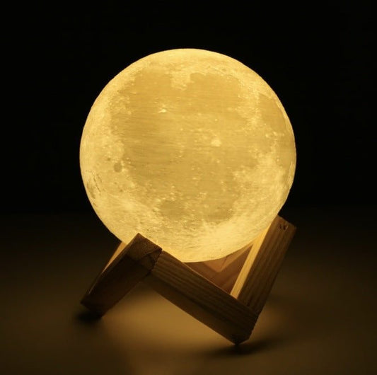Lunaris | Enchanting Color-Changing LED Moon Lamp for Serene Bedrooms 0