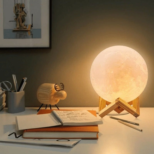 Lunaris | Enchanting Color-Changing LED Moon Lamp for Serene Bedrooms 3
