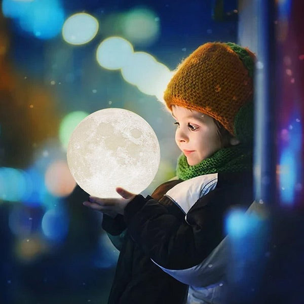 Lunaris | Enchanting Color-Changing LED Moon Lamp for Serene Bedrooms 4