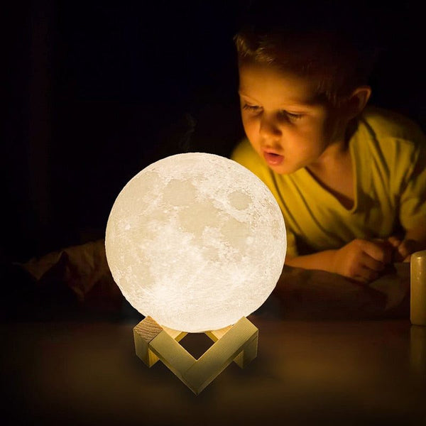 Lunaris | Enchanting Color-Changing LED Moon Lamp for Serene Bedrooms 5