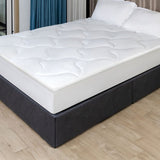 Luxury Cotton Mattress Topper | Cooling Comfort Layer for Enhanced Sleep Experience 0