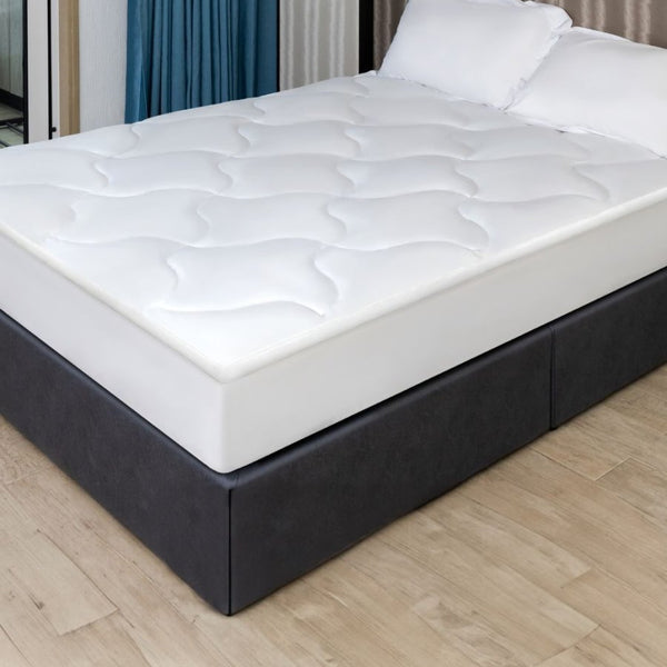 Luxury Cotton Mattress Topper | Cooling Comfort Layer for Enhanced Sleep Experience 0