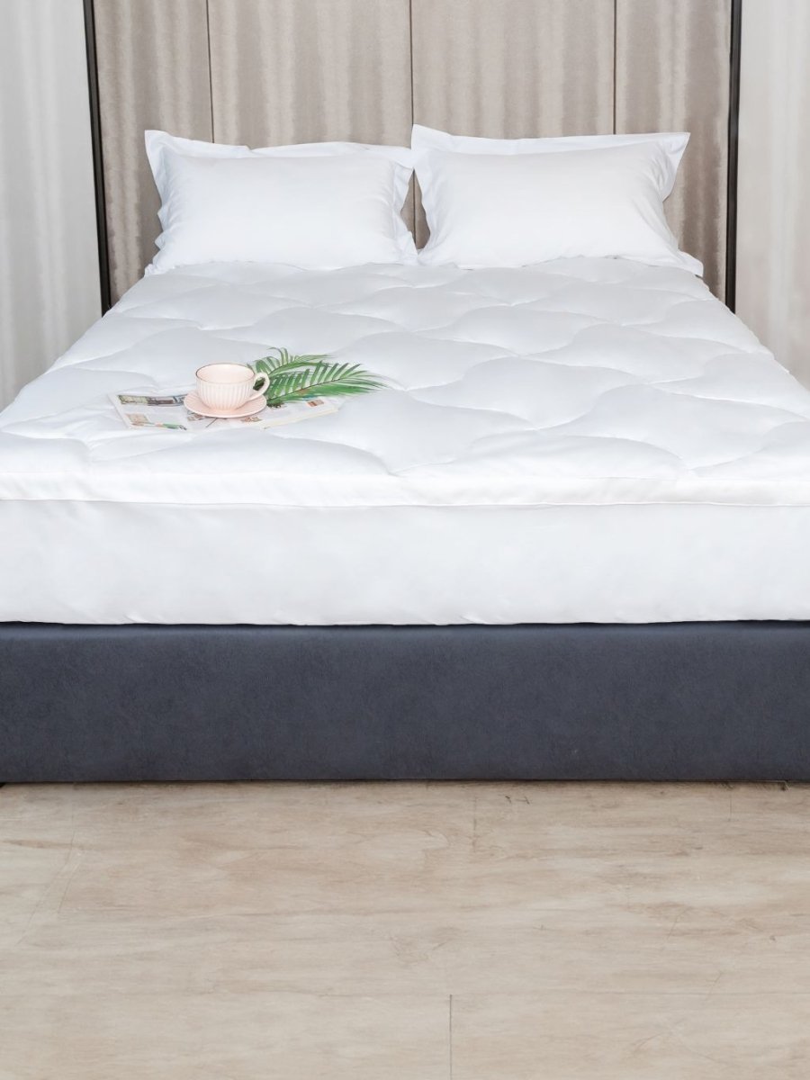 Luxury Cotton Mattress Topper | Cooling Comfort Layer for Enhanced Sleep Experience 1