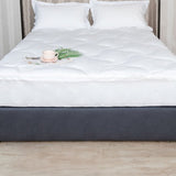 Luxury Cotton Mattress Topper | Cooling Comfort Layer for Enhanced Sleep Experience 1