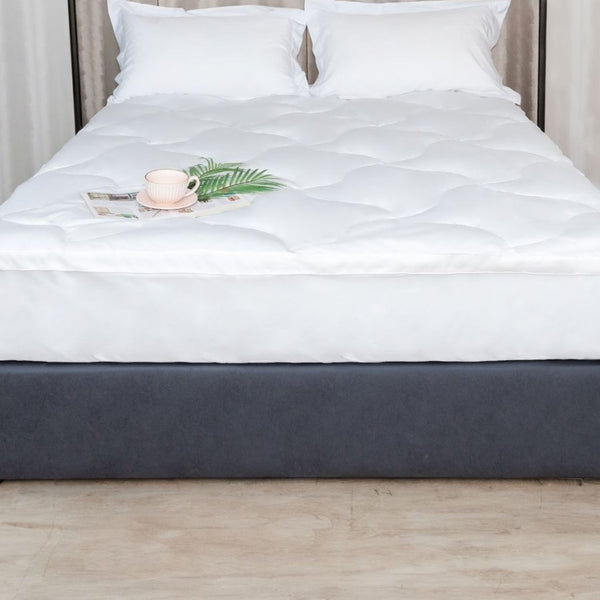 Luxury Cotton Mattress Topper | Cooling Comfort Layer for Enhanced Sleep Experience 1