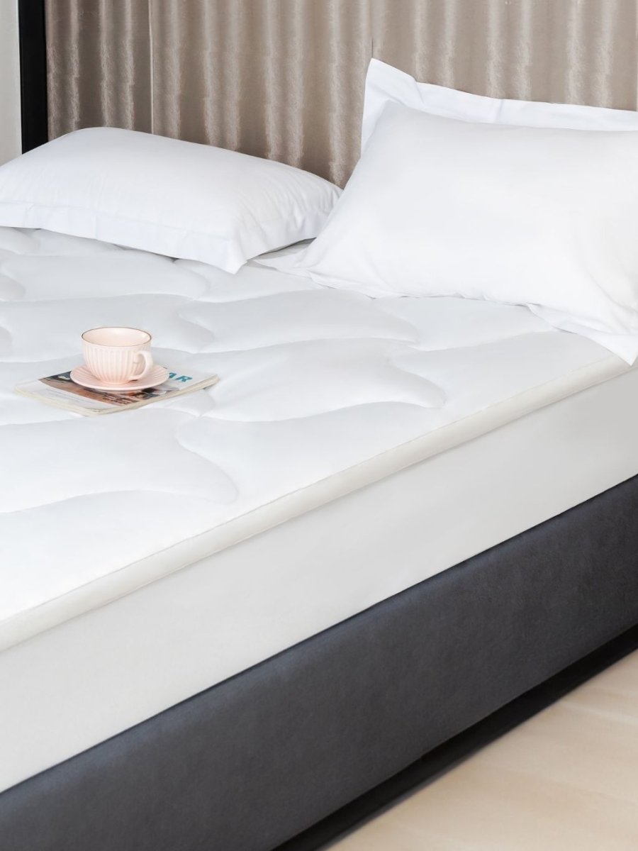 Luxury Cotton Mattress Topper | Cooling Comfort Layer for Enhanced Sleep Experience 2