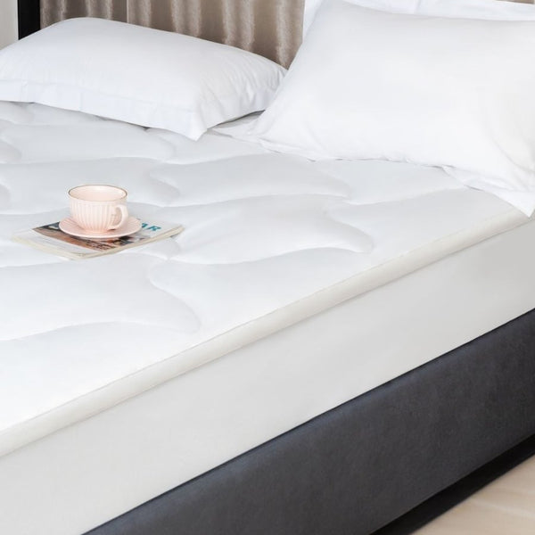 Luxury Cotton Mattress Topper | Cooling Comfort Layer for Enhanced Sleep Experience 2