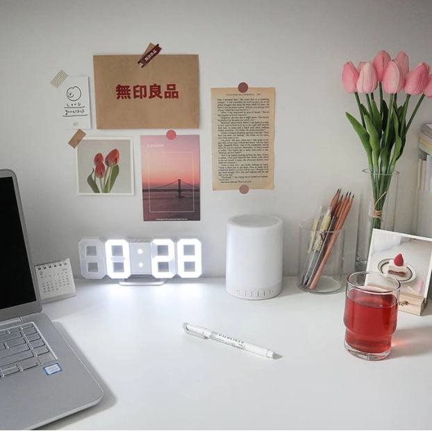 Modern 3D Digital Alarm Clock with Custom LED Lighting Options | Stylish Home Decor for Versatile Timekeeping 2