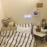 Modern 3D Digital Alarm Clock with Custom LED Lighting Options | Stylish Home Decor for Versatile Timekeeping 4