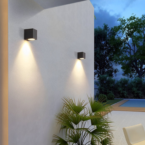 Modern Outdoor Rectangular Beam LED Wall Lights