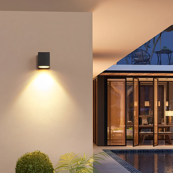 Modern Outdoor Rectangular Beam LED Wall Lights