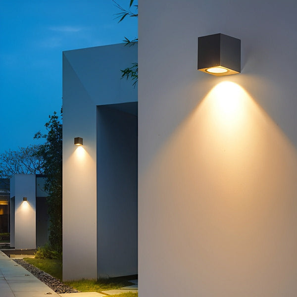 Modern Outdoor Rectangular Beam LED Wall Lights