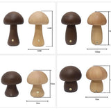 MushroomGlow | Cozy Elegant Wooden Table Lamp for Bedroom or Living Room 3