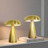 MushroomGlow | Elegant Dimmable Cordless Table Lamp for Bedroom 1
