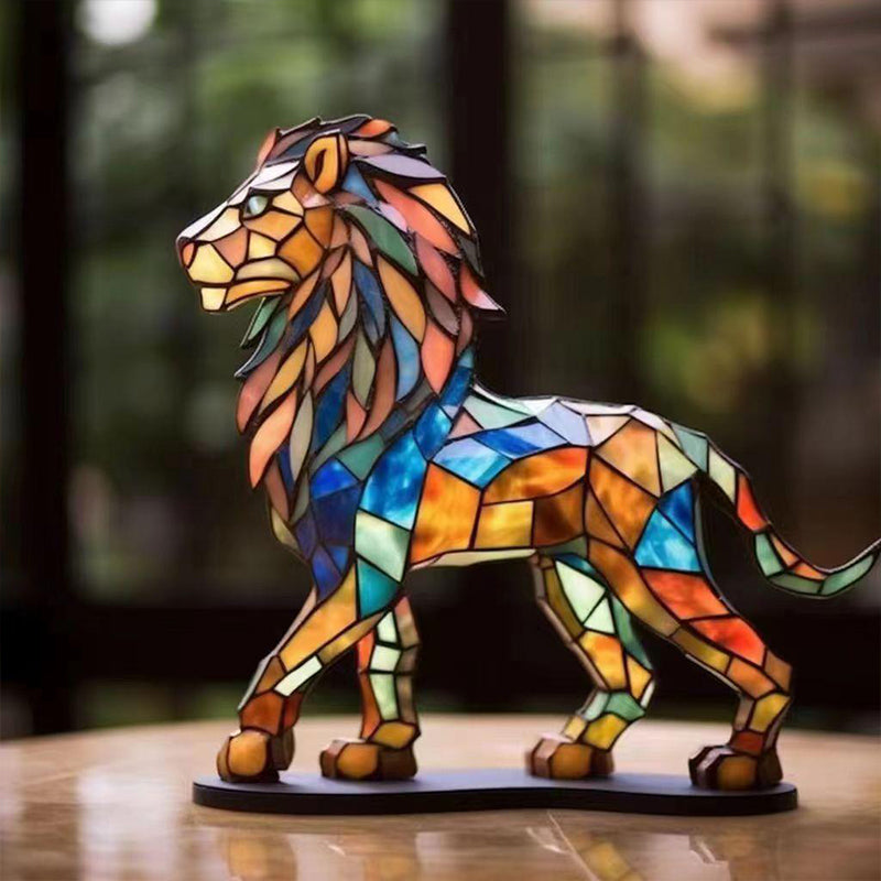 Nature's Charm | Hand-Painted Iron Animal Figurines with Sturdy Base | Colorful Desk Decor for Nature Lovers 0