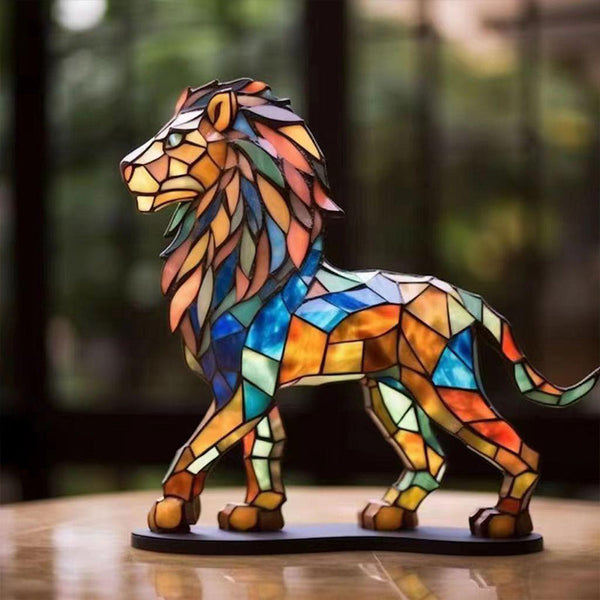 Nature's Charm | Hand-Painted Iron Animal Figurines with Sturdy Base | Colorful Desk Decor for Nature Lovers 0