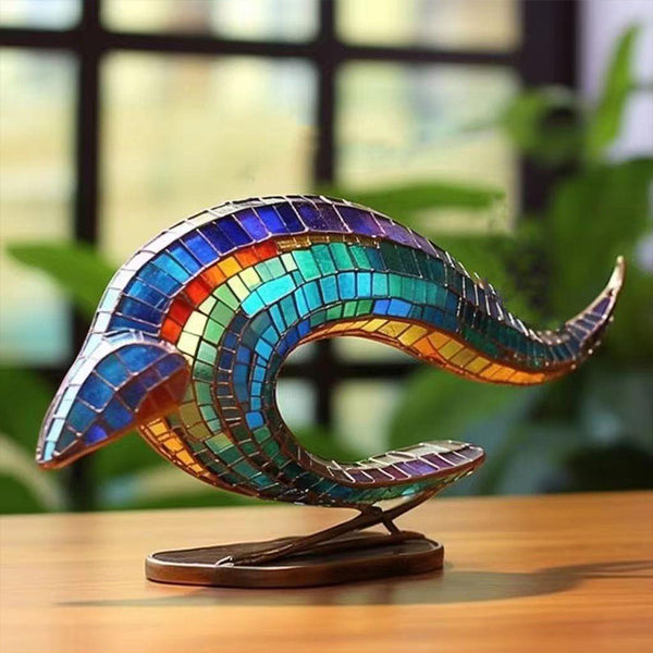Nature's Charm | Hand-Painted Iron Animal Figurines with Sturdy Base | Colorful Desk Decor for Nature Lovers 11