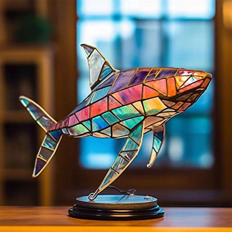 Nature's Charm | Hand-Painted Iron Animal Figurines with Sturdy Base | Colorful Desk Decor for Nature Lovers 12