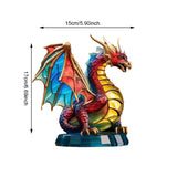 Nature's Charm | Hand-Painted Iron Animal Figurines with Sturdy Base | Colorful Desk Decor for Nature Lovers 2