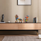 Nature's Charm | Hand-Painted Iron Animal Figurines with Sturdy Base | Colorful Desk Decor for Nature Lovers 6