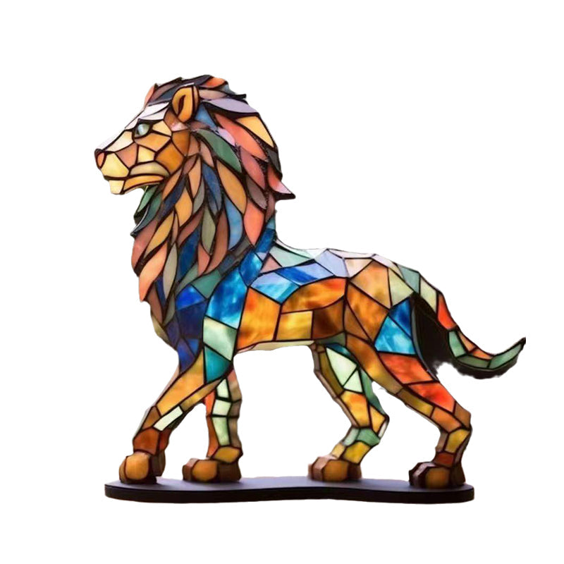 Nature's Charm | Hand-Painted Iron Animal Figurines with Sturdy Base | Colorful Desk Decor for Nature Lovers 8