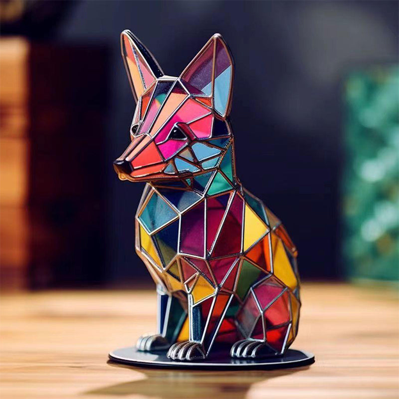 Nature's Charm | Hand-Painted Iron Animal Figurines with Sturdy Base | Colorful Desk Decor for Nature Lovers 9